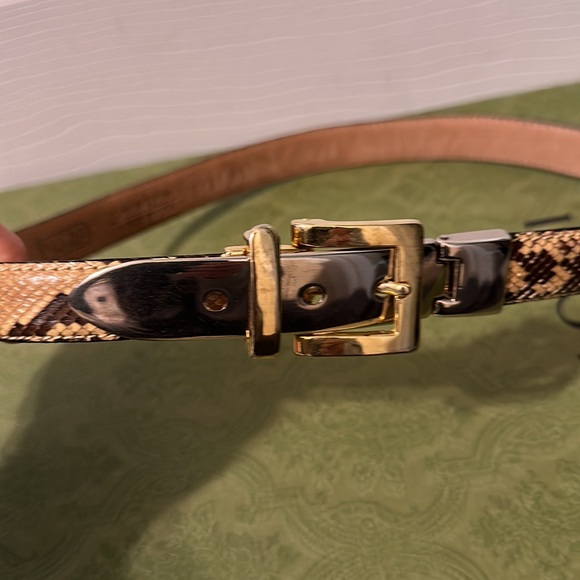 WCM NEW YORK genuine python belt Size Xsmall - Picture 3 of 11